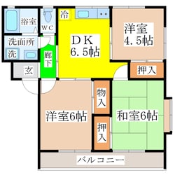 西牟田駅 徒歩25分 2階の物件間取画像